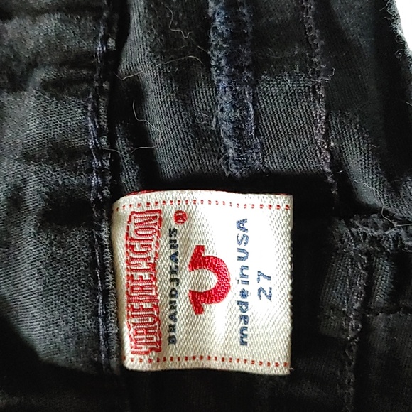 True Religion Johnny Super T SZ.27 Black - Picture 5 of 8